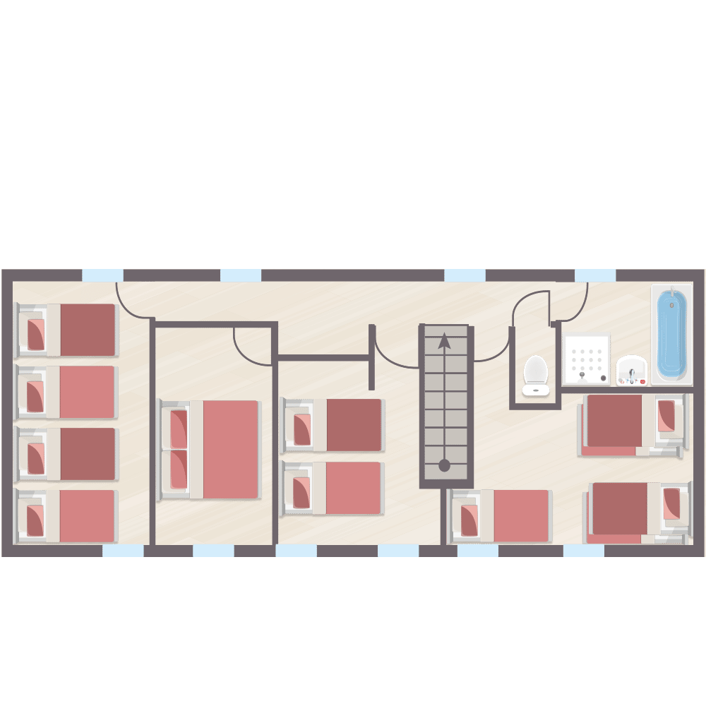 Chalet Châtel - Chalet L'enneigé - Plan étage