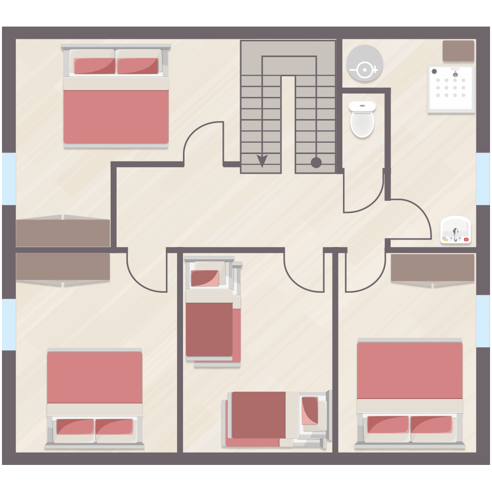 Chalet Châtel - Chalet La Chanterelle - Plan étage